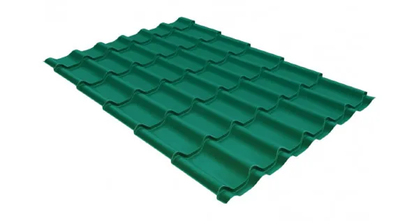 Металлочерепица классик 0,5 Satin RAL 5021 купить в Волжском