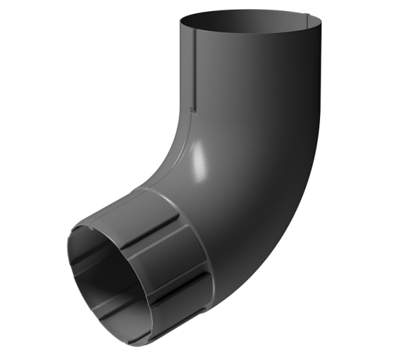 Колено 72° D90 Döcke STAL PREMIUM Графит, (RAL 7024) купить в Волжском