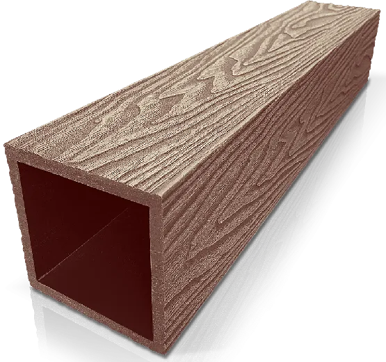 Столб ДПК 3D GardenParkett фактура дерева Светло-коричневый купить в Волжском