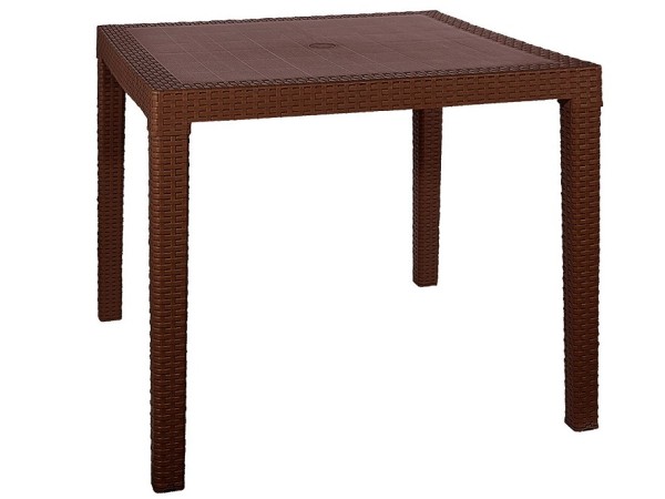 Стол квадратный FIJI Quatro Table Коричневый купить в Волжском