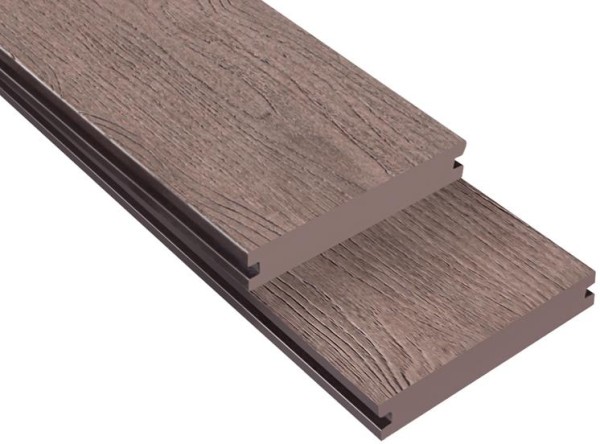 Террасная доска ДПК Outdoor 3D полнотелая NEVADA/CALIFORNIA BROWN коричневая микс купить в Волжском