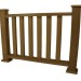 Ограждения из ДПК WOODVEX Кофе купить в Волжском