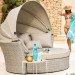 Диван-Трансформер AFINA плетеный из иск. ротанга AFM-325 Beige купить в Волжском