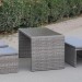 Диван-Трансформер AFINA плетеный из иск. ротанга S330G-W78 Grey купить в Волжском