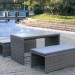 Диван-Трансформер AFINA плетеный из иск. ротанга S330G-W78 Grey купить в Волжском