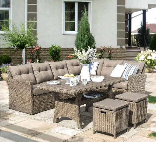Комплект мебели AFINA плетеной из иск. ротанга AFM-307B Beige купить в Волжском
