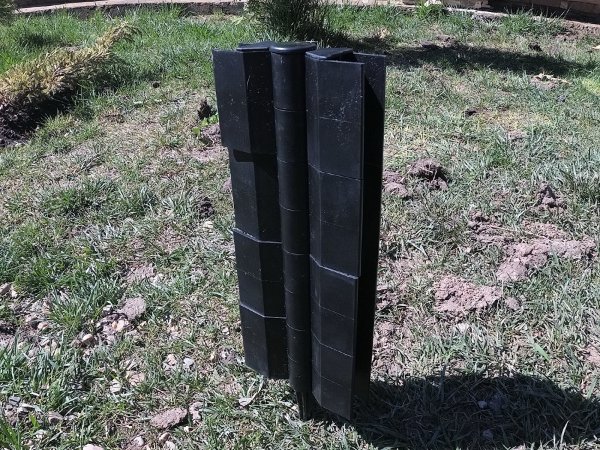 Угловой элемент поворотный, пластиковый от 60° до 300° для доски 300х30 мм из ДПК чёрный Holzhof купить в Волжском