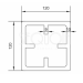 Столб SEQUOIA Evolution 3D WOOD BROWN купить в Волжском