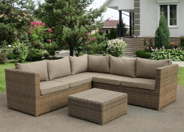 Комплект мебели AFINA плетеной из иск. ротанга YR825B Beige купить в Волжском