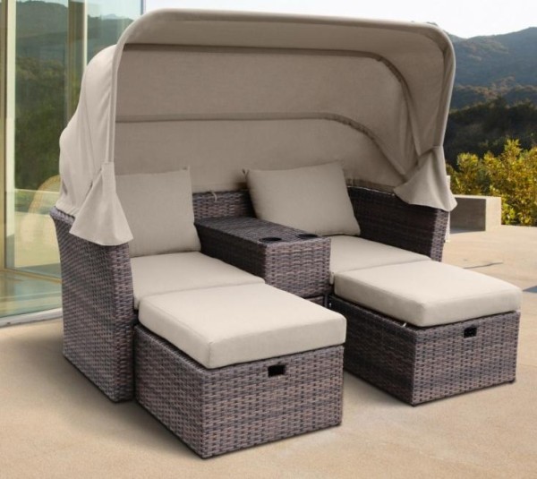 Комплект мебели AFINA плетеной из иск. ротанга AFM-330B Brown купить в Волжском