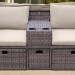 Комплект мебели AFINA плетеной из иск. ротанга AFM-330B Brown купить в Волжском