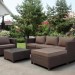 Комплект мебели AFINA плетеной из иск. ротанга YR821A Brown/Beige купить в Волжском