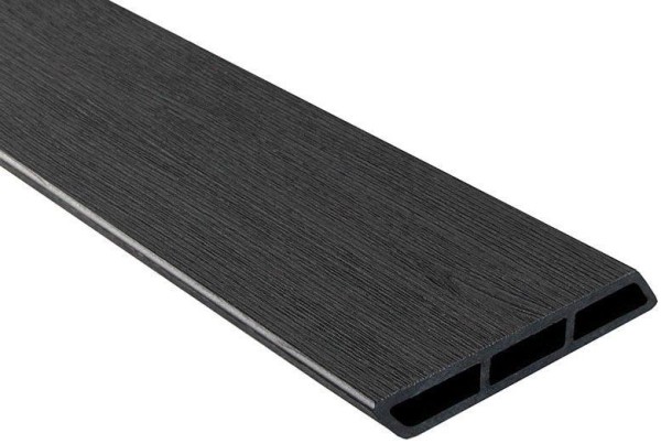 Доска Ромбус 3D ДПК Outdoor STORM BLACK черная купить в Волжском