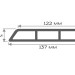 Доска Ромбус 3D ДПК Outdoor STORM GREY серая микс купить в Волжском