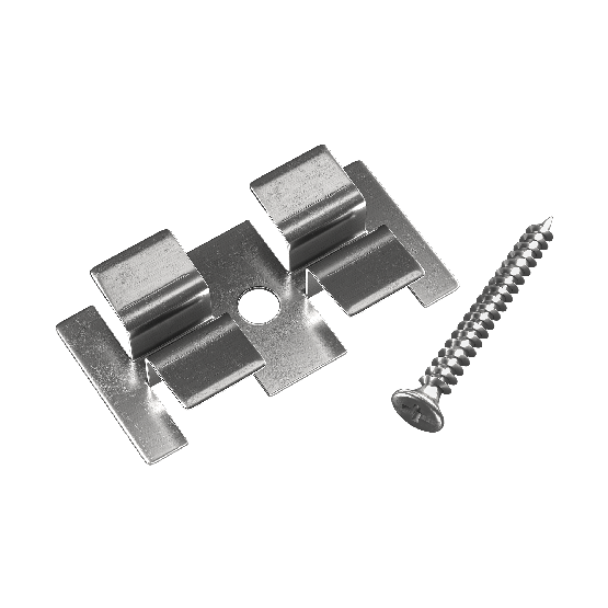 Клипса с саморезом, Grinder шовный монтаж 5 mm купить в Волжском
