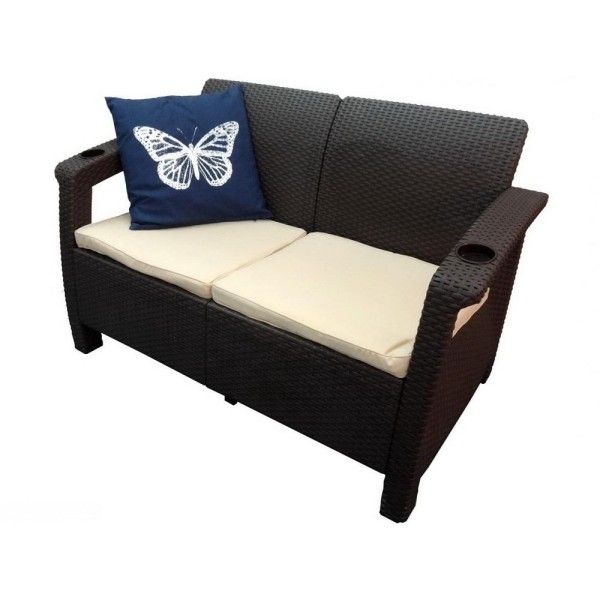 Двухместный диван Yalta Sofa Seаt венге купить в Волжском