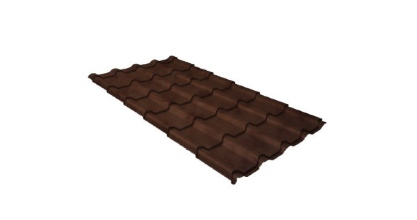 Металлочерепица камея 0,45 Safari Twincolor Brown купить в Волжском