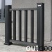 Ограждение из ДПК Outdoor Классик 3D STORM чёрный купить в Волжском