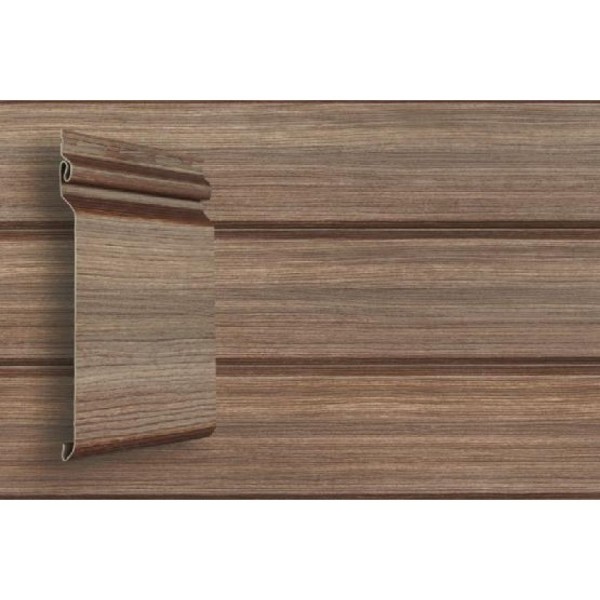 Виниловый сайдинг Grand Line Natural-Брус Tundra - Кедр купить в Волжском