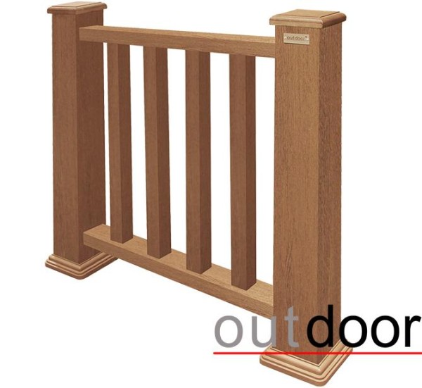 Ограждение из ДПК Outdoor Классик 3D STORM дуб купить в Волжском