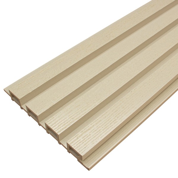 Фасадная доска из ДПК Faynag Wood Рейка Слоновая кость купить в Волжском