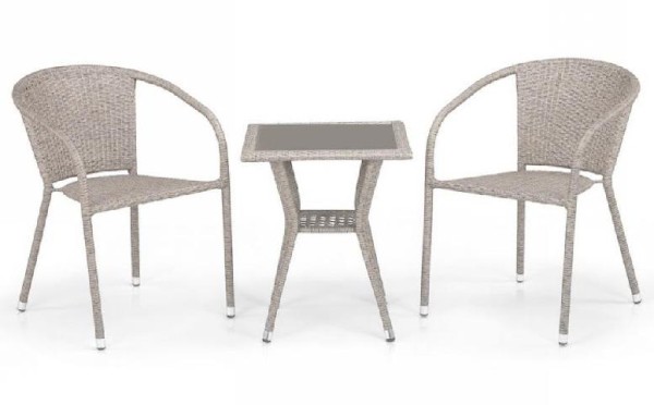 Комплект плетеной мебели AFINA из иск. ротанга T25C/Y137C-W85 Latte 2Pcs купить в Волжском