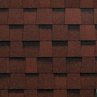 Двухслойная ламинированная черепица Shinglas, серия Фазенда – Красный купить в Волжском
