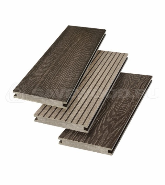 Террасная доска SW Fraxinus (R) полнотелая «SaveWood» Темно-коричневый купить в Волжском