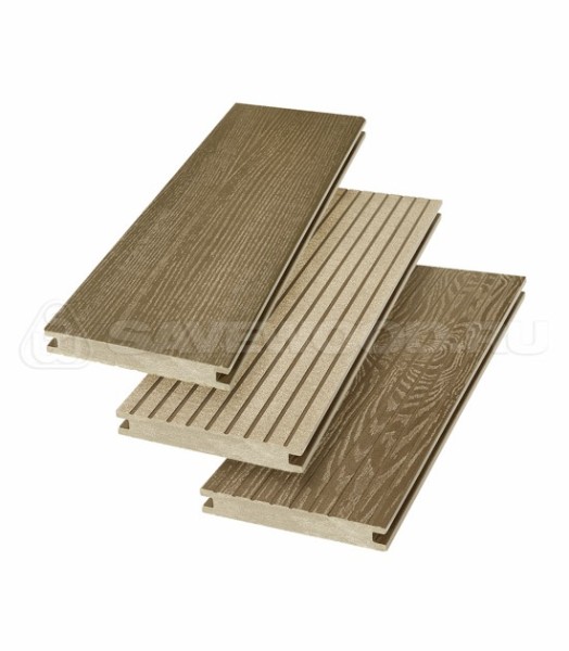 Террасная доска SW Fraxinus (R) полнотелая «SaveWood» Тик купить в Волжском