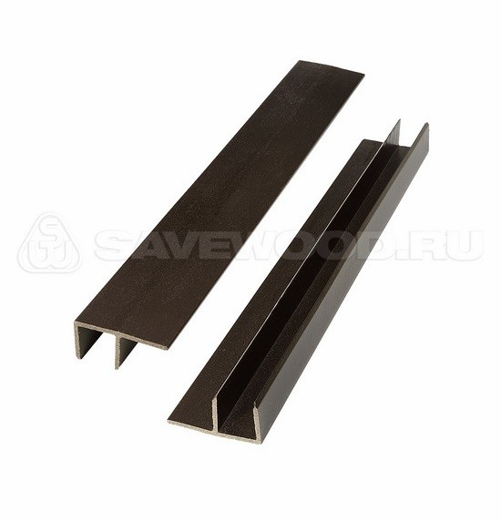 F-профиль ДПК Savewood – Тёмно-коричневый купить в Волжском