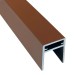 П-профиль Алюминиевый EasyDecking 35x25 Коричневый купить в Волжском