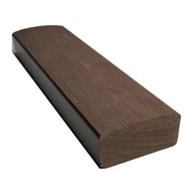 Лавочный брус Ecodecking Некст полнотелый брашированный 70х35 шоколад купить в Волжском