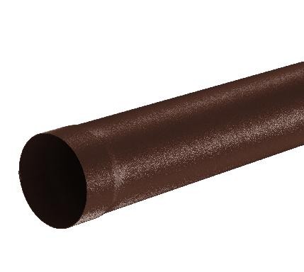 Водосток Aquasistem, Система 150/100 - Труба водосточная 1.00м RAL 8017 Коричневый matt купить в Волжском