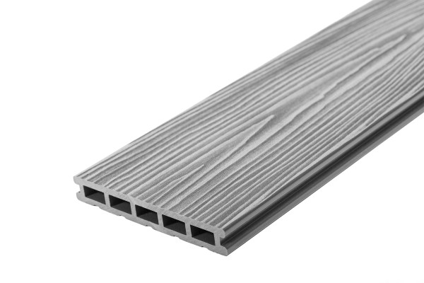 Террасная доска из ДПК RusDecking Unodeck Mogano - Серый купить в Волжском