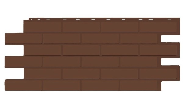 Фасадная панель T-Siding Кирпич Модерн Эко Браун купить в Волжском