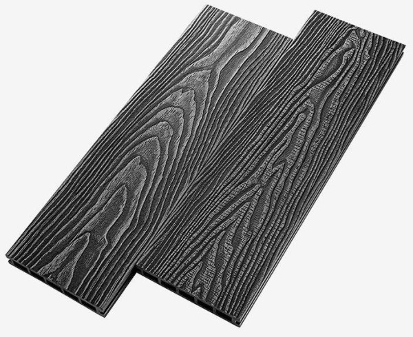 Террасная доска из ДПК RusDecking Unodeck Vintage - Графит купить в Волжском