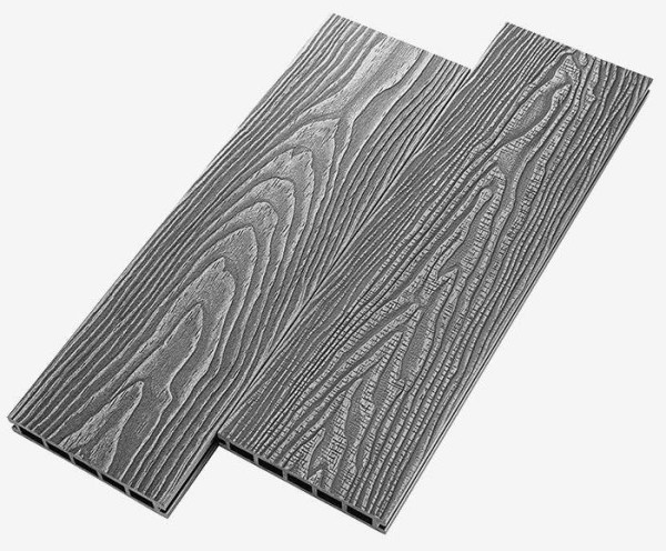 Террасная доска из ДПК RusDecking Unodeck Vintage - Серый купить в Волжском